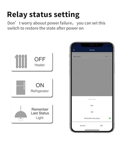 Matter Smart Plug Works with Homekit, Alexa, Google Home, App and Voice Control,UK Standard,16A
