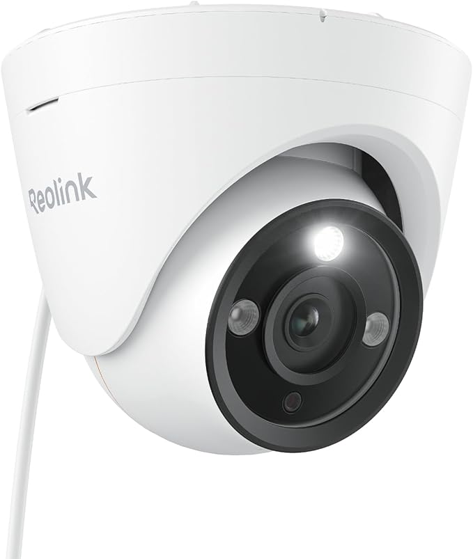 REOLINK 12MP PoE IP Camera Outdoor, 93° Wide Angle Dome Surveillance Cameras for Home Security, Human/Vehicle/Pet Detection, 700lm Color Night Vision, 6XRLC-1224A Bundle1x8ch NVR(2TB HDD)