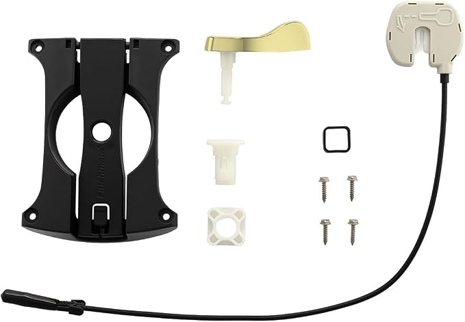 Flushmate AP300503-PB Handle Kit for 503, 503H & 503UH, Polished Brass | Universal Handle Replacement Kit for 503, 503H & 503UH Series, LH or RH Polished Brass Handle, ADA Compliant 93400462
