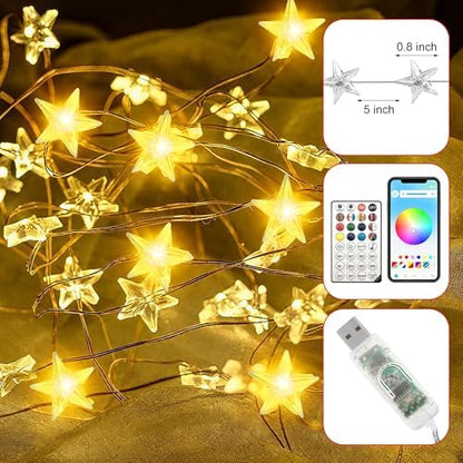 16.4 FT 40 LED USB Smart Star Lights for Bedroom Indoor