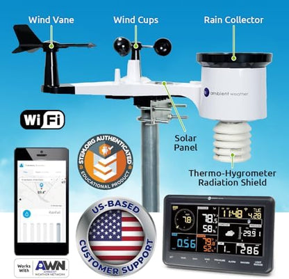 Ambient Weather WS-2902 Wi-Fi Smart Weather Station