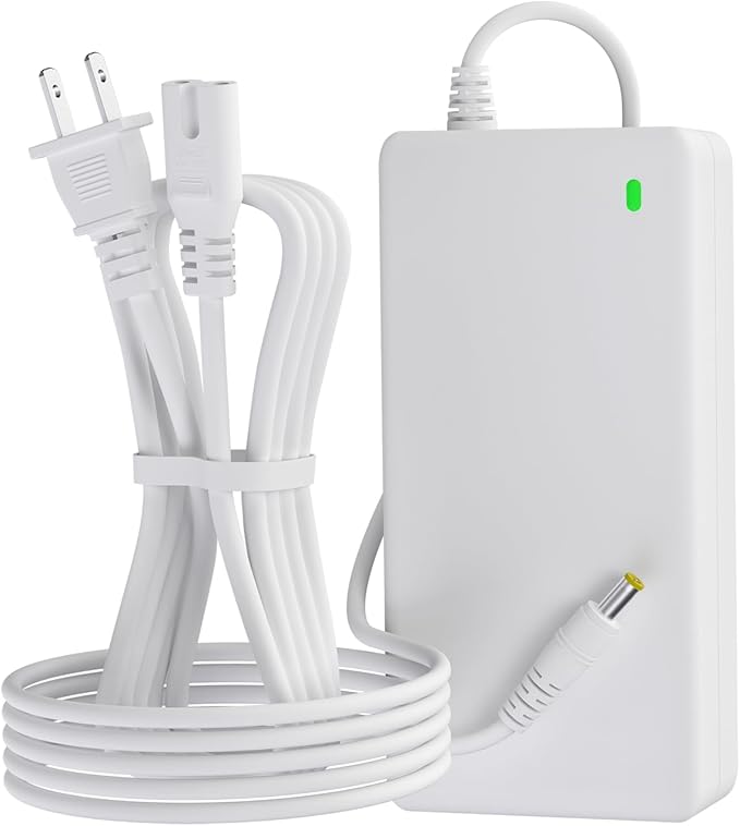24V AC/DC Adapter Charger Compatible with Levoit Vital 200S LAP-V201S-WUS LAP-V201S-AUSR Smart True HEPA Levoit Air Purifier LAPV201SWUS LAPV201SAUSR Power Supply Cord（White）