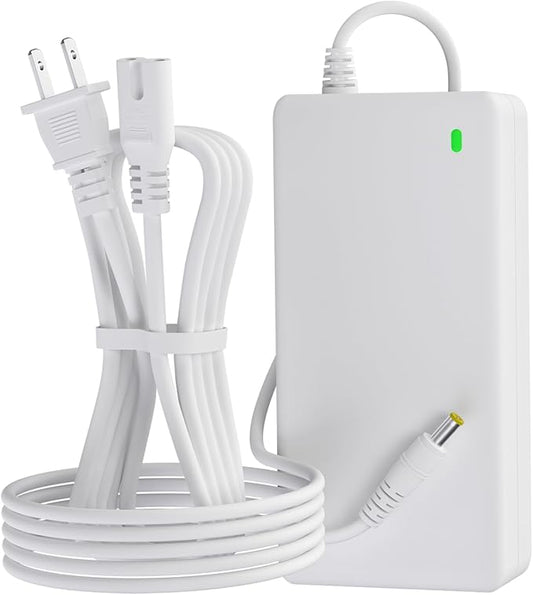 24V AC/DC Adapter Charger Compatible with Levoit Vital 200S LAP-V201S-WUS LAP-V201S-AUSR Smart True HEPA Levoit Air Purifier LAPV201SWUS LAPV201SAUSR Power Supply Cord（White）