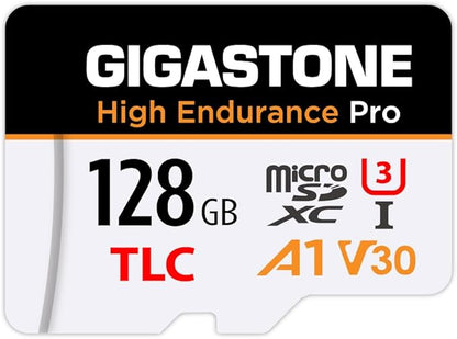 【5 Yrs Free Data Recovery】【Dash Cam】 GIGASTONE 128GB Micro SD Card, TLC High Endurance Pro, Speed Up to 100MB/s, Compatible with REDTIGER Rove VIOFO VANTRUE PRUVEEO ARIFAYZ, MicroSDXC UHS-I A1 V30 U3