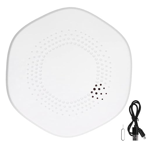 ZigBee Temperature Humidity Sensor Wireless Smart Switch 3-Device Control with Sound Light Alarm for Smart Home Automation
