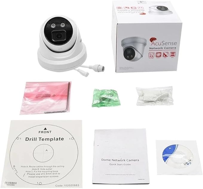 DS-2CD2386G2-I 4K 8MP PoE IP Camera Outdoor Excellent Low-Light Performance Human/Vehicle Detection IP67 2.8mm Lens Wide Angle International Version