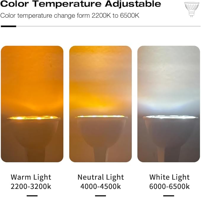 GLEDOPTO ZigBee 3.0 Smart 4W MR16 AC/DC 12V RGBCCT Spotlight Pro 30 Degree Beam Angle Color Change Bulb Dimmable Compatible with Amazon Echo Plus SmartThings App/Voice/RF Remote Control