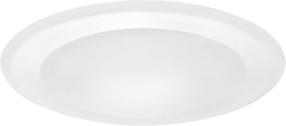 Maxxima 7.5 in. LED Flush Mount Ceiling Light Fixture, 1200 Lumens, 5 CCT 2700K/3000K/3500K/4000K/5000K, Round Disk Light, Dimmable, Recessed Can or J-Box Install
