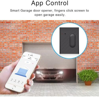 Smart Garage Door Controller WiFi Switch with Phone Remote Control Timing Function Voice Control,Compatible with Alexa Echo Google Home SmartLife/Tuya APP