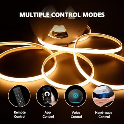 V4light LED Strip Lights for Slat Wall Recessed, 16.4ft Smart Dimmable