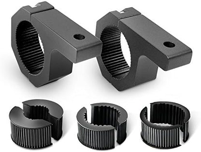 Nilight 2 Pack Off Road LED Light Mount Bracket, Horizontal Tube Clamp