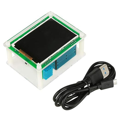 Air Quality Detector, PM2.5 Air Quality Monitor Meter Multifunctional Testing PM1.0, PM10.0, PM2.5, Temperature, Humidity, Particulate Matter for Home, Office, Car, Outdoor,