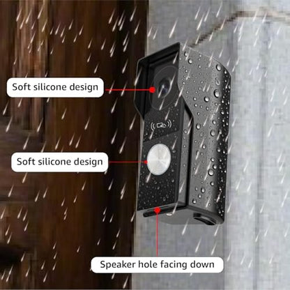 Smart Video doorbell intercom System videophone for Home with 10.1 inch Big Touch Screen, 1080p Night Vision doorbell Camera with Monitor, Tuya APP, Talk, Video Recording, Unlock, Playback
