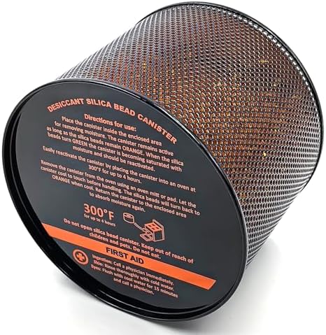 Gun Safe Dehumidifier, Moisture Absorbers, TOAAOT 800g Silica Gel Canister for Gun Case, Tool Box