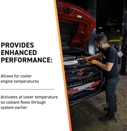 Mishimoto MMTS-JED-06L Racing Thermostat, Compatible with Dodge Charger & Challenger Hemi, 2006-2019