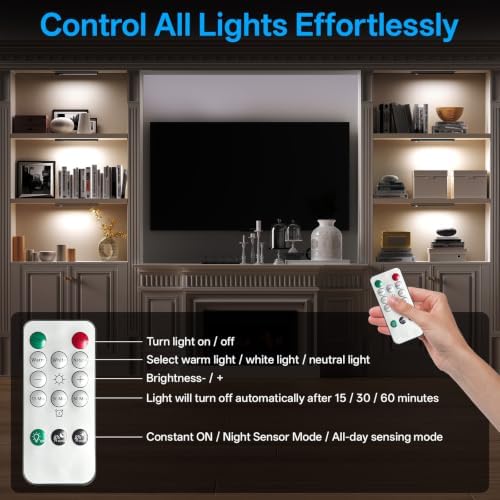 Under Cabinet Lighting,Motion Sensor Light with Remote Control
