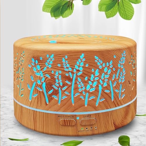 600ml Essential Oil Diffusers for Home Large Room
