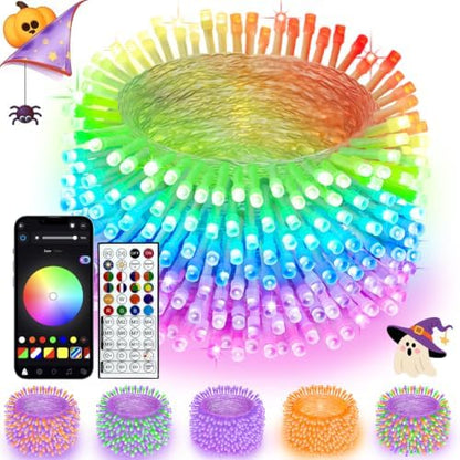 200 LED Smart RGB Color Changing String Lights APP & Remote for Halloween