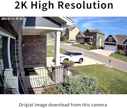 Cameras for Home Security Wireless Outdoor Solar,Alexa Security Camera Outside,360 PTZ Outside WiFi Camera Dual Lens 10x Zoom,Night Vision,2K,Water Proof