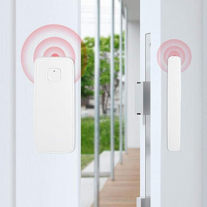 Smart Home Security Alarm System with App Control, Works with Home Assistan | 2.4GHz WiFi Door Window Sensor, Magnetic Detector with Phone Alert, for and Smart Home Automation