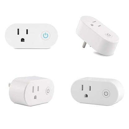 HAUZA 2 in 1 - Bluetooth Mesh Hub & Smart Plug - Enable 2.4 GHZ WiFi for Voice Control & Automations of Hauza and Tuya BLE Devices