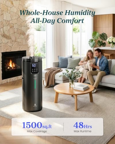 Lacidoll 16L Cool Mist Humidifiers for Large Room Whole House 1500 sq.ft