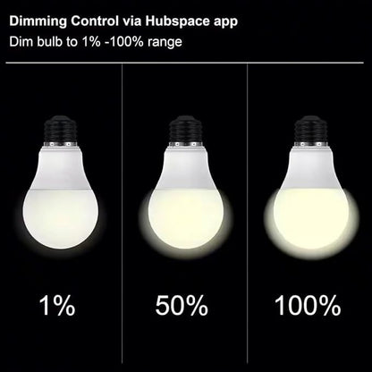 Smart LED Bulb 60-Watt Equivalent Smart A19 LED Light Bulb Tunable with Voice Control (1 Bulb) Works with Google and Alexa