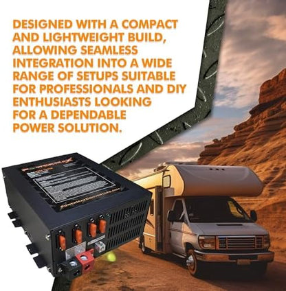 PowerMax PM4-100A 100A Deck Mount RV Converter Charger Lithium