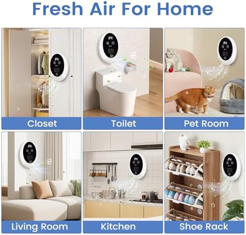 Limpin Air Purifier,Cat Litter Deodorizer&Pet Odor Control Air Cleaner for Pet Room, Mini Air Freshener for Cat Litter Box,Bathroom, Bedroom, Kitchen, Closet & Small Spaces(1)