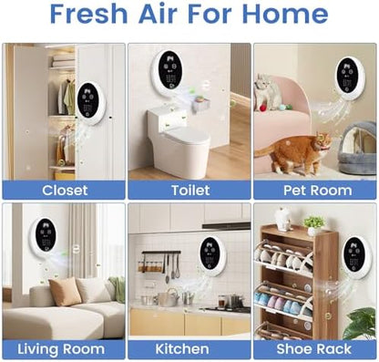Limpin Air Purifier,Cat Litter Deodorizer&Pet Odor Control Air Cleaner for Pet Room, Mini Air Freshener for Cat Litter Box,Bathroom, Bedroom, Kitchen, Closet & Small Spaces(1)
