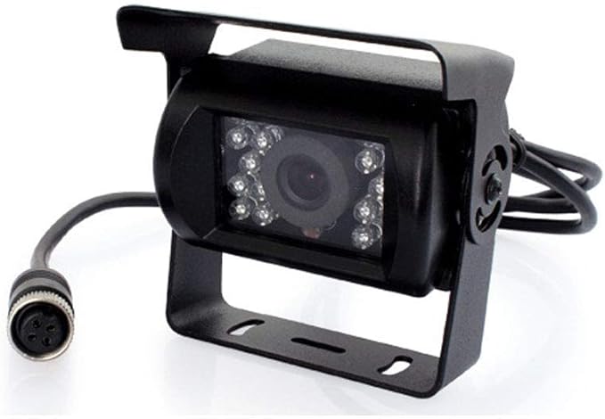 4Pin Car Vehicle Backup Rear View Reversing Parking Camera Night Vision for Truck Lorry Pickup Bus Vehicle Caravans Camping SUV 4 Pin Connector Plug Waterproof Shockproof 12V/24V