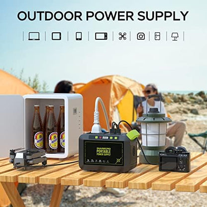MARBERO Portable Power Station 88Wh, 120W Surge, Solar Generator 24,000mAh