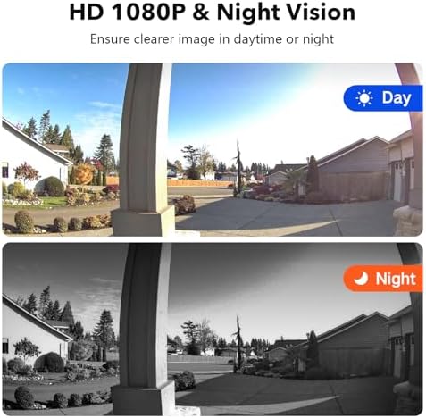 Wireless Doorbell Camera with Monitor Video Door Phone Intercom System 1080P 7'' Touch Screen Two-Way Audio Smart Door Bell with Night Vision, Motion Detection, No Monthly Fees, Tuya APP