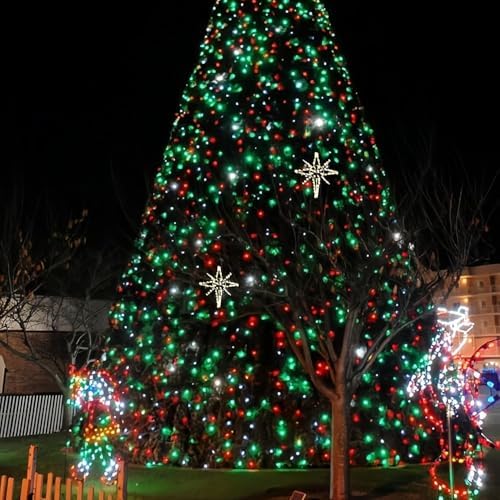 Connectable 88Ft 240LED Christmas String Lights Outdoor Indoor, Red&Green