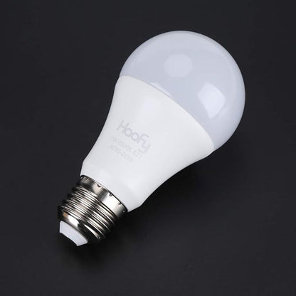 FILFEEL Dusk to Dawn Light Bulb, 7W Smart Sensor LED Bulbs - 180 Degree Beam Angle for Attics, Warehouse - Cold White 6500K