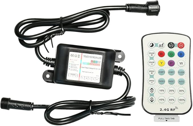 FVTLED Replacement RGBW LED Light Remote Control and Controller Waterproof for Changeable RGBW LED Light Kit