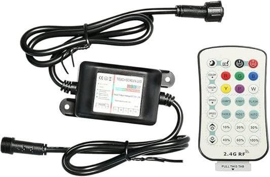 FVTLED Replacement RGBW LED Light Remote Control and Controller Waterproof for Changeable RGBW LED Light Kit