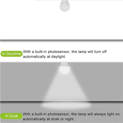 E26 12W Smart Photo Sensor LED Light Bulb 6000K