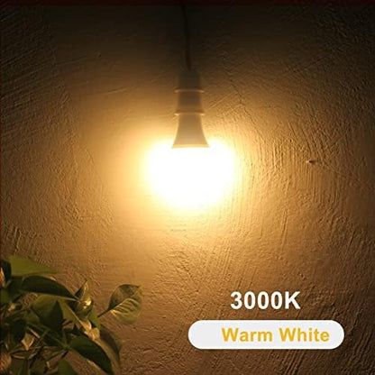 Qualilux Dusk to Dawn A19 LED Light Bulbs Outdoor, Automatic On/Off, 60W Equivalent, Warm White 3000K, Energy Efficient 9.5W, 850 Lumen, E26 Base, 12-Pack, HQ-H009