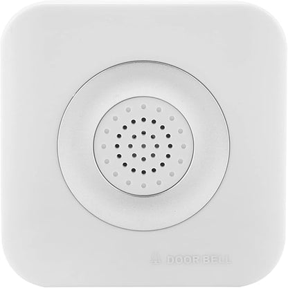 AYNEFY 12V Wired Doorbell,90dB Door Chime Home Access Control System Supporting No Install Battery Door Access Bell Visitors Voice Prompt Doorbell for Home Safety