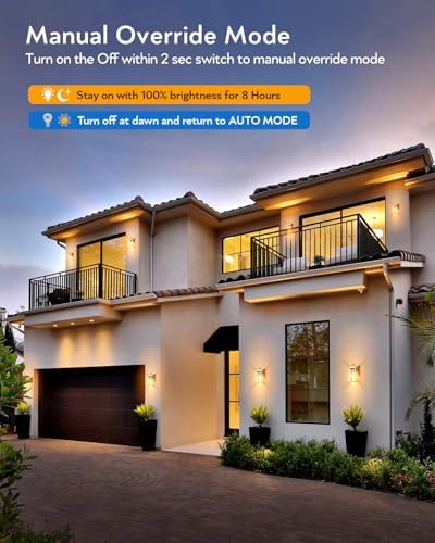 VIANIS 2 Pack Gold Motion Sensor Outdoor Porch Light, Modern Exterior Lighting Fixtures Wall Mount for House, Anti-Rust Waterproof Dusk to Dawn Outdoor Sconce Lights for Garage, Front Door, Patio