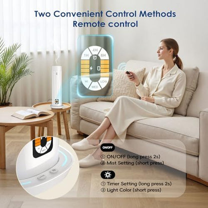 Waterless Scent Diffuser, Essential Oil Diffuser for Home, Office, Hotel