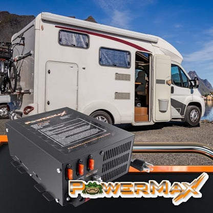 PowerMax PM4-75A 75A Deck Mount RV Converter Charger Lithium