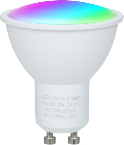 Garosa Smart Light Bulbs, 5W Bluetooth LED Bulbs, Color Changing,Smart Home for Decorating Living Home (Wi-Fi Type)