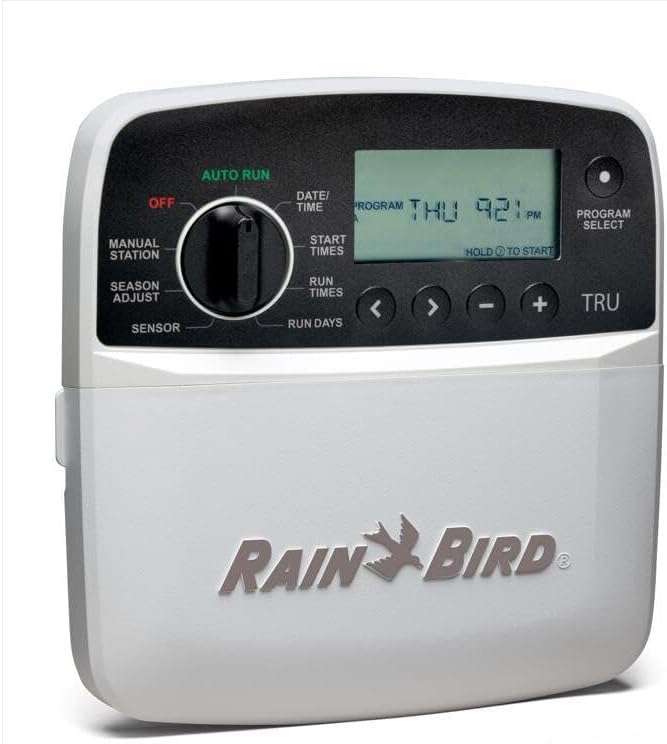 Rain Bird TRU4I Program-Based Indoor Irrigation Controller/Timer, WiFi Ready, 4-Zone/Station