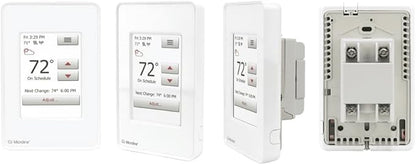 WarmlyYours UWG4-4999 nSpire Touch WiFi Programmable Smart Thermostat, with Touchscreen, Class A GFCI, and Floor Sensor (White)