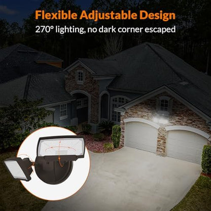 LEPOWER 28W Flood Lights Outdoor - 3000LM Brightness LED Security Lights