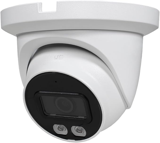 R-Tech 5MP Smart Dual Light HDCVI Fixed-Focal Eyeball Camera, Full-Color Night Vision, 3D NR, Built-in Mic, 40m IR Distance, IP67 Weatherproof, 3.6mm Lens