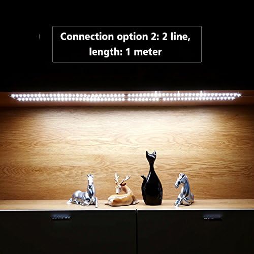 WOBANE LED Under Cabinet Lighting Kit,6.6ft Flexible LED Ribbon Lights Bar