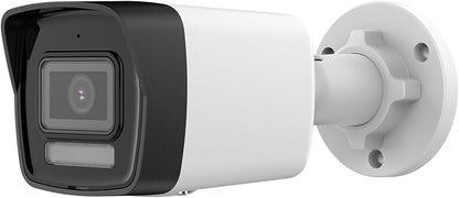 DS-2CD1083G2-LIUF 4K 8MP Smart Hybrid Light Hik Bullet PoE IP Camera, Long Range, Human/Vehicle Detection, Built-in Microphone, H.265+, IP67, 113° Wide Angle,2.8mm Lens, Internation Version